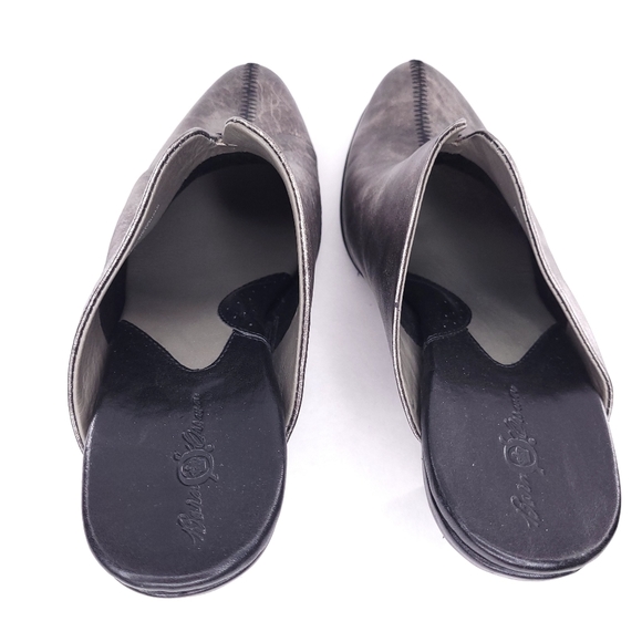 Born Metallic Pewter Leather Slide Heel | 10 - Picture 7 of 11
